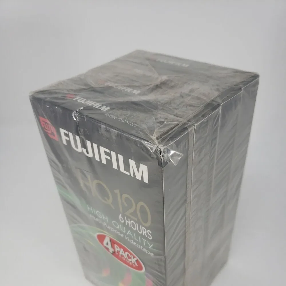 Fujifilm HQ120 T-120 VHS NEW Blank Video Tapes 6 Hours each High Quality Fuji